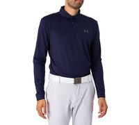 Under Armour Matchplay Longsleeve Golf Polo, 410 Navy Blue Pitch Gray, L Homme