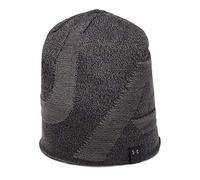 Under Armour, Men's 4-in-1 Beanie, Bonnet, Homme, Noir (Noir/Charcoal/Charcoal), Taille Unique