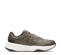 Under Armour Mens Edge LTHR Trainers, Expedition Green Summit White, 42.5 EU