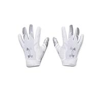Under Armour Men's F8 Football Gloves , White (100)/Metallic Silver , Medium