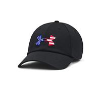 Under Armour Men's Freedom Blitzing Adjustible Hat , Black (001)/Silver , One Size Fits Most