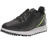 Under Armour Men's HOVR Spikeless Golf Shoe, (002) Black/Black/Halo Gray, 10.5 Wide