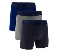 Under Armour Caleçon Homme UA Perf Cotton 6in – lot de 3, Bleu – Taille XS EU
