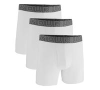 Under Armour Men's Performance Cotton 6" 3 Pack Solid Boxer Briefs Boxer Shorts Homme (Lot de 3)