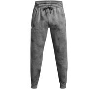 Under Armour Men's Standard Rival Fleece Printed Joggers, (025) Castlerock Light Heather / / White, Medium