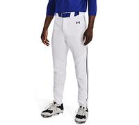 Under Armour Men's Standard Utility Baseball Striaght Leg Pant Pipe 22, (101) White/Royal/Royal, Large