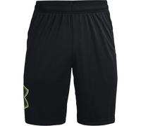 Under Armour Men's Tech Graphic Shorts , Black (008)/High-Vis Yellow , Medium