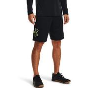 Under Armour Men's Tech Graphic Shorts , Black (008)/High-Vis Yellow , X-Large