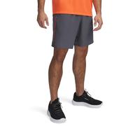 Under Armour Short UA Tech Woven Wordmark Homme Castlerock/Feu Taille L