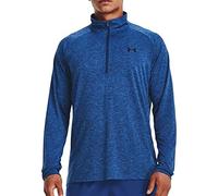 Under Armour Mens Warmup Tops UA Tech™ 2.0 Haut à Manches Longues avec ½ Fermeture Éclair Bleu Mirage 1328495-471 MD