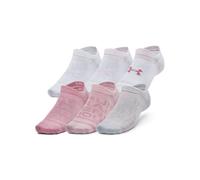 Chaussettes Under Armour Essential No Show rose blanc (6 paires) - L