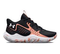 Under Armour Mixte UA Jet '23 Chaussures de Basketball, Black/Bubble Peach/White, 42.5 EU