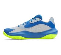 Under Armour Mixte UA Lockdown 7 Low Basket, Blue Calm Blue Atlantis High Vis Yellow, 47 EU