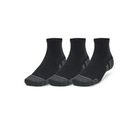 3 paires de chaussettes mi hautes under armour performance tech noir unisexe