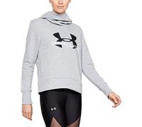 Under Armour Molleton Sportstyle à Capuche Logo Hauts à Manches Longues Femme Steel Light Heather/Black/White (035) FR : 2XL (Taille Fabricant : XXL)