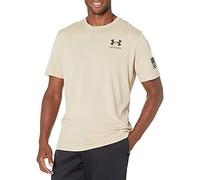 Under Armour New Freedom Banner T-Shirt Chemise pour Hommes, Sable du désert (290)/Noir, M