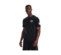 Under Armour New Freedom Flag T-Shirt Chemise, Noir (001) / Blanc, S Homme
