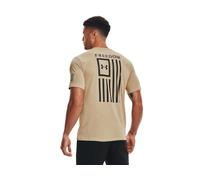Under Armour T- Shirt Drapeau de la liberté Chemise, Sable du désert (290)/Noir, X-Large Homme