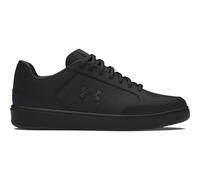 Under Armour Official Hommes, chaussures de sport en cuir pour hommes, chaussures cuir modernes et confortables, Black / Black / Black, 45