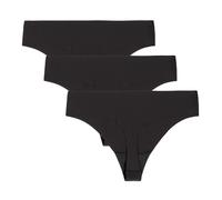 UNDER ARMOUR Pack De 3 String Femme - Pure Stretch No Show Thong, Élastique, ...