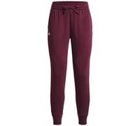Under Armour Pantalon de Jogging Rival en Polaire pour Femme, 600 Marron foncé/Blanc, XL
