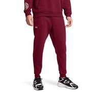 Under Armour Pantalon de jogging Rival en polaire pour homme, (625) Cardinal / / Blanc, Taille XL