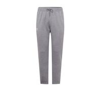 UNDER ARMOUR Pantalon de sport 'Essential' gris chiné / blanc, Taille L