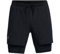 Under Armour Launch 5in 2-in-1 Shorts Bleu XL Homme