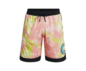 UNDER ARMOUR Pantalon de sport 'Steph Curry' menthe / pomme / rose / noir, Taille M
