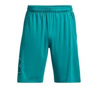 Under Armour Pantalones Cortos Tech Graphic Combinaison modèle Court, (722) Coastal Teal / / White, M Homme