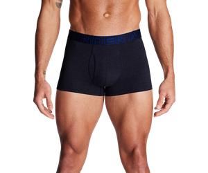 Under Armour Performance Cotton 3" 3P Caleçon 5XL Bleu