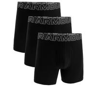Under Armour - Performance Cotton 6 Solid Boxerjock 3 Pack - Sous-vêtement - S - black