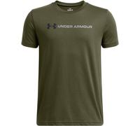 Under Armour Logo Wordmark Short Sleeve T-shirt Vert 10-12 Years Garçons