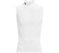 Under Armour Heatgear Armour Comp Mock Sleeveless T-shirt Blanc M Homme