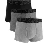 Under Armour Lot de 3 boxers Tech Performance homme – 8 cm, respirant, XL, Noir/Gris/Gris foncé