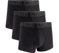 Under Armour Lot de 3 boxers Tech Performance homme – 8 cm, respirant, Noir XL