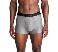 Under Armour Lot de 3 Boxers pour Homme Tech Performance, Longueur Jambe 8 cm - Respirant, évacuation de l’humidité, Toucher Doux, Confort Toute la journée, Noir/Gris/Gris foncé, L