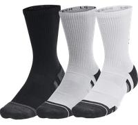 Under Armour – Chaussettes Performance Tech Crew – 6 paires – Noir/Gris – EU 47 1/2-50 1/2