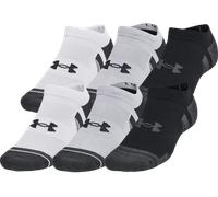 Under Armour Performance Tech 6-Pack No Show Socks Chaussettes L Argent