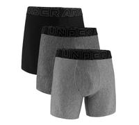Under Armour Boxerjock Performance Tech Lot de 3, 15,2 cm, Acier chiné, Taille 3XL