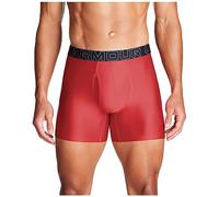 Under Armour Performance Tech Boxerjock Lot de 3 Boxers pour Homme, 15,2 cm, Rouge chiné uni, Taille 3XL