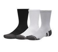 Under Armour Performance Tech Crew 3pk Chaussettes M Argent