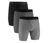 Under Armour Boxers longs Performance Tech Homme Entrejambe 22,9 cm Steel Heather Lot de 3 XL