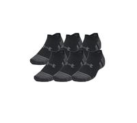 Under Armour Performance Tech No Show Lot de 6 paires de chaussettes courtes unisexes, Noir , 42-47