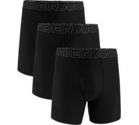 Under Armour Performance Tech Solid 6in 3-pcs Caleçon S Noir