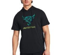 Under Armour Pjt Rck Payoff SS Terry Hdy-BLK Tee-shirt M Noir