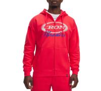 Under Armour Pjt Rock Icon Fleece FZ Sweatshirt à capuche M Rouge