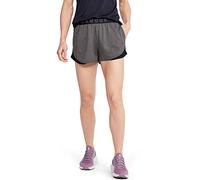Under Armour Play Up Shorts 3.0, Short Femme, Carbon Heather / Black / Black , XS