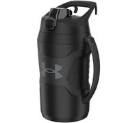 Under Armour Playmaker Carafe de sport, bouteille d'eau avec poignée, isolation en mousse et résistante aux fuites, 1,9 l, noir/noir