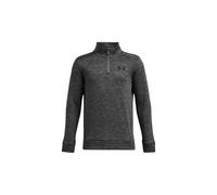 Under Armour Polaire 1/4 Zip Garçons, T-Shirt Manches Longues avec col zippé, Pull Polaire Chaud et léger pour garçon, Castlerock/Black, YLG, Castlerock/Black, YMD